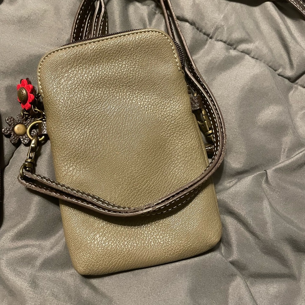 Chala Fox and Dragonfly Crossbody Bag Set - Black and Tan - Picture 3 of 6